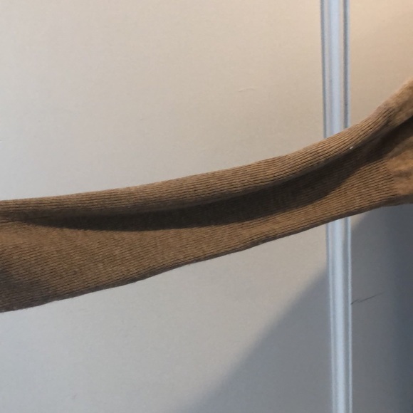 Garnet Hill Oversized Turtleneck Sweater, XS Runs LG, Camel Color (NOT on model) - Picture 3 of 5